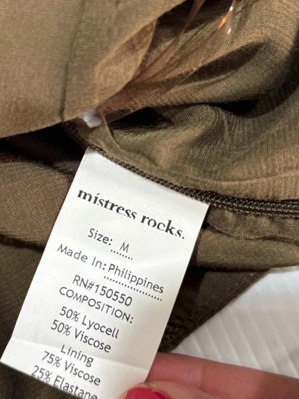 Open Front Halter Top Mistress Rocks Size M - Green - Picture 7 of 11